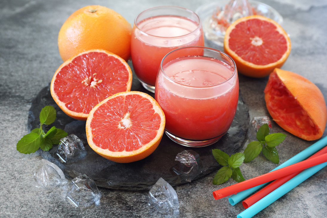 Grapefruit pulp juice